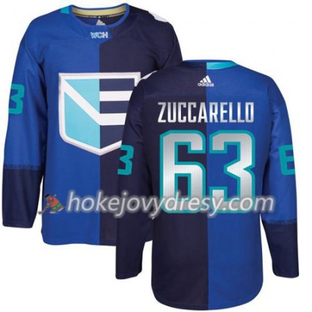 Pánské Hokejový Dres Evropy Mats Zuccarello 63 Světový pohár v ledním hokeji 2016 Modrá Premier